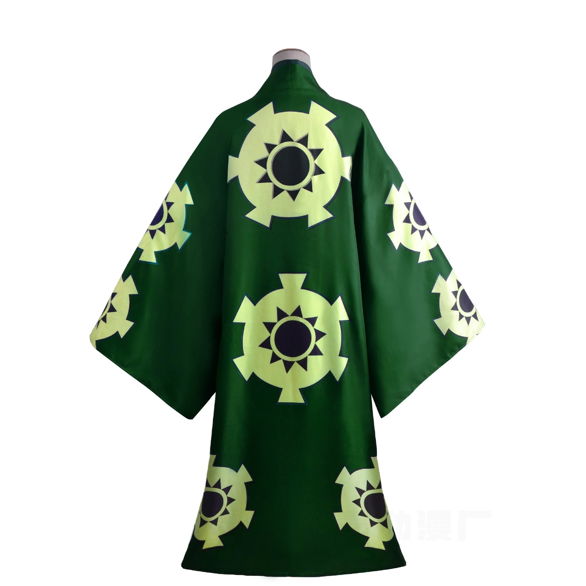 Design Red Kimono-Style Robe with Blue Floral Pattern Sleepwear - 18
