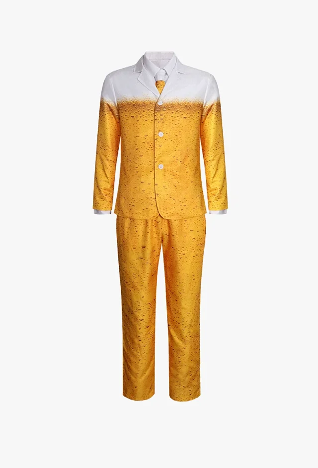 Unbranded Matching Sets Beer Print Costume Set product detail image 34