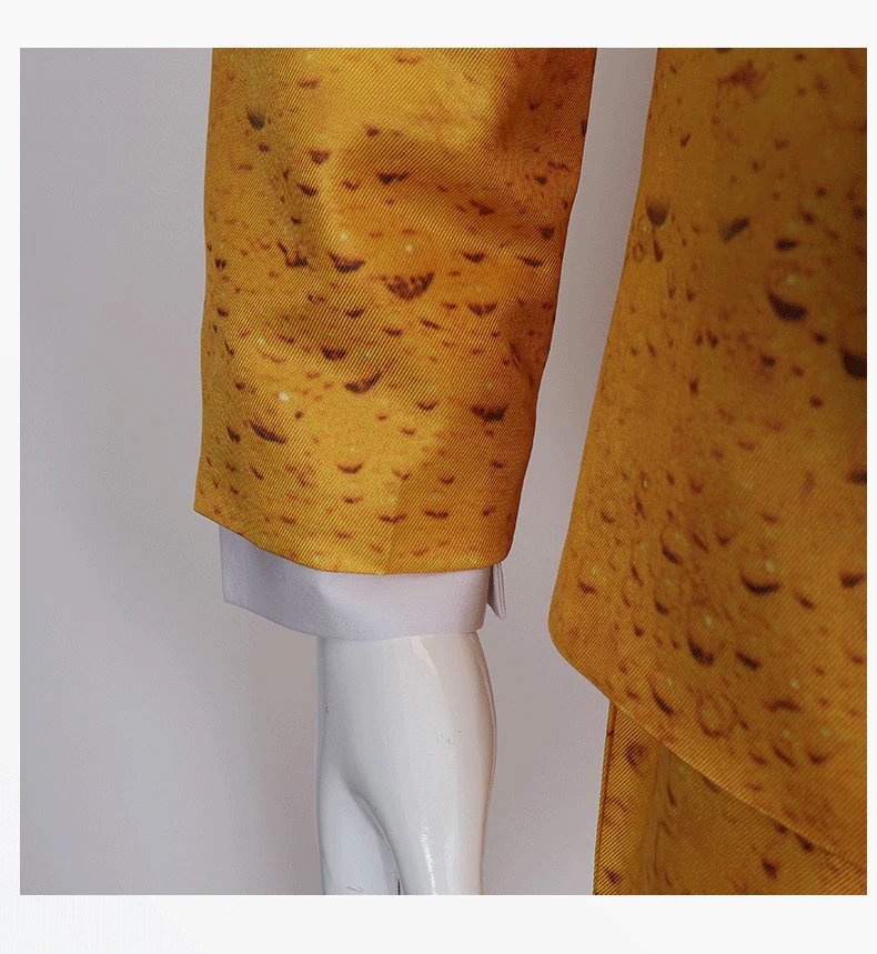 Design Beer Foam Gradient Tracksuit Set Yellow / White - 42