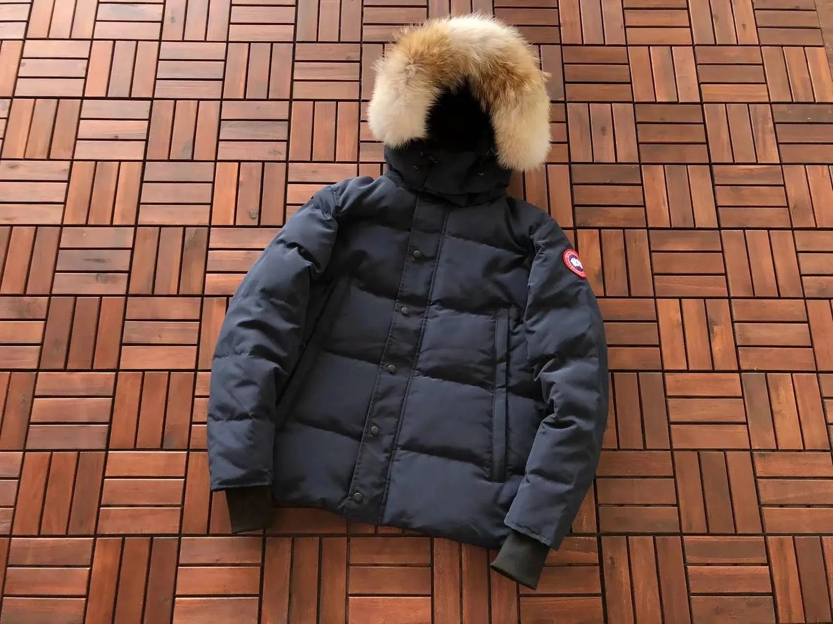 Canada Goose Down Jackets Fur-Trim Hooded Jacket — 04