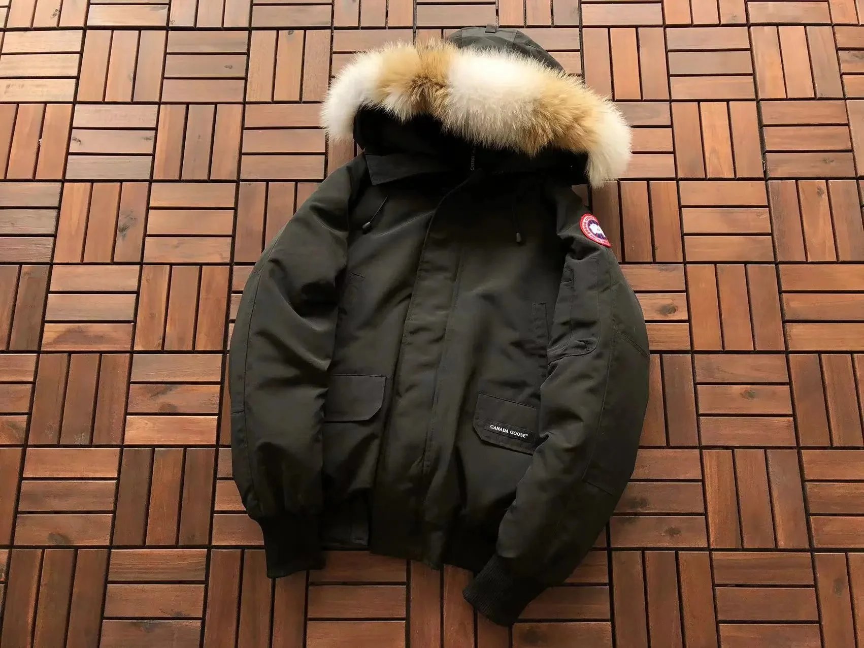 Canada Goose Down Jackets Fur-Trim Hooded Jacket — 23