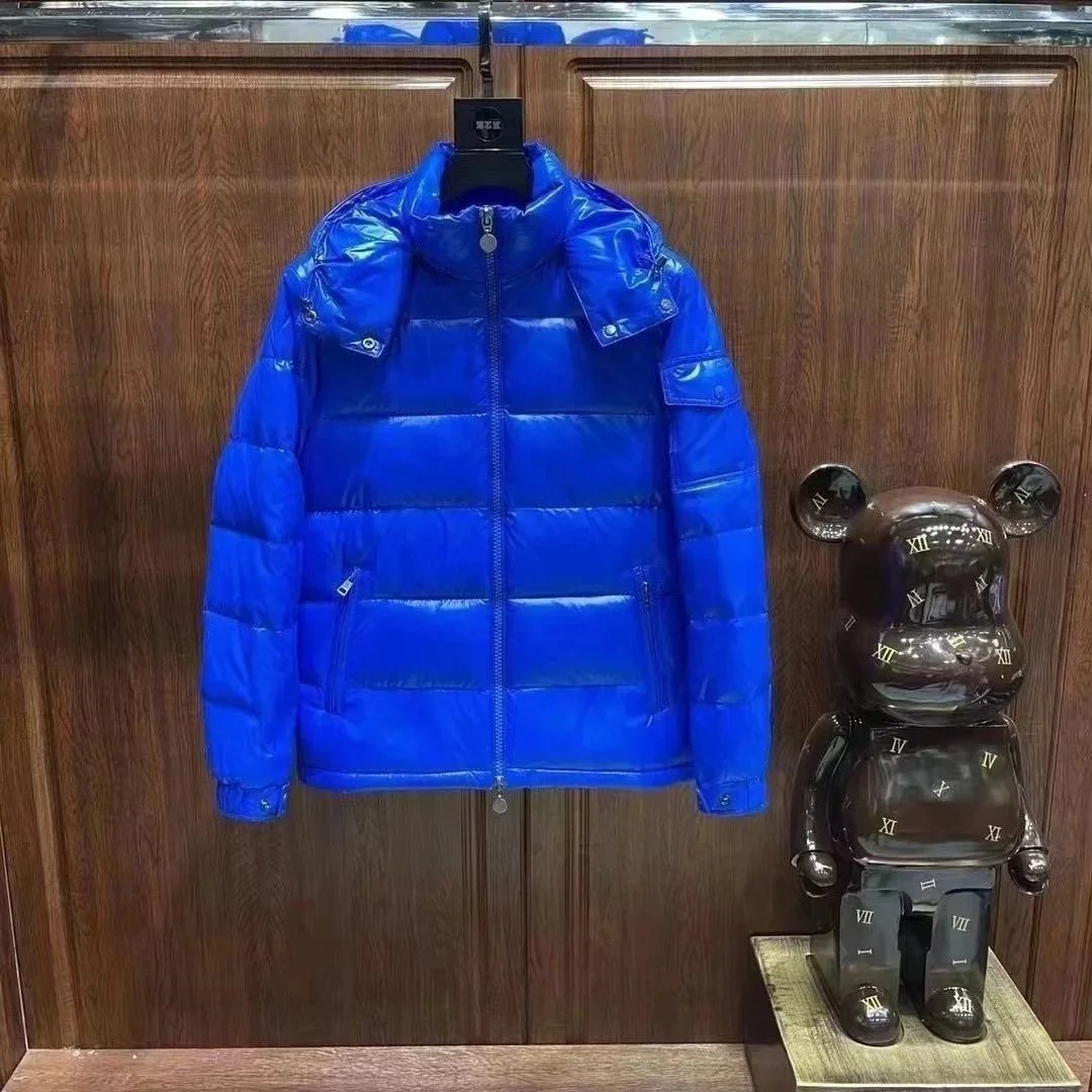 Moncler Down Jackets Glossy quilted hooded puffer jacket image 4