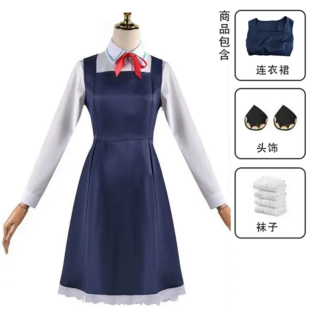 Unbranded Dresses Anya Forger cosplay costume dress product detail image 2