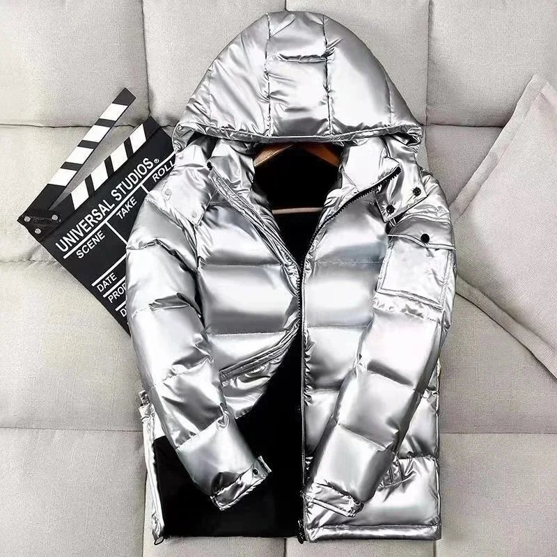 Moncler Down Jackets Glossy quilted hooded puffer jacket image 7