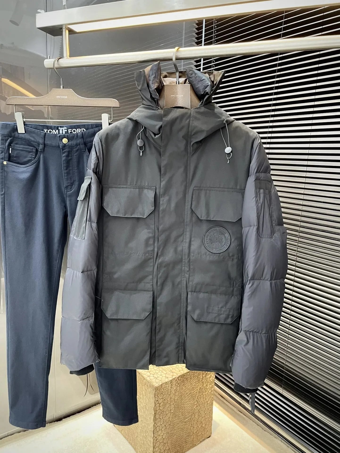 Canada Goose Vests Quilted puffer vest with stand collar and patch pockets image 14