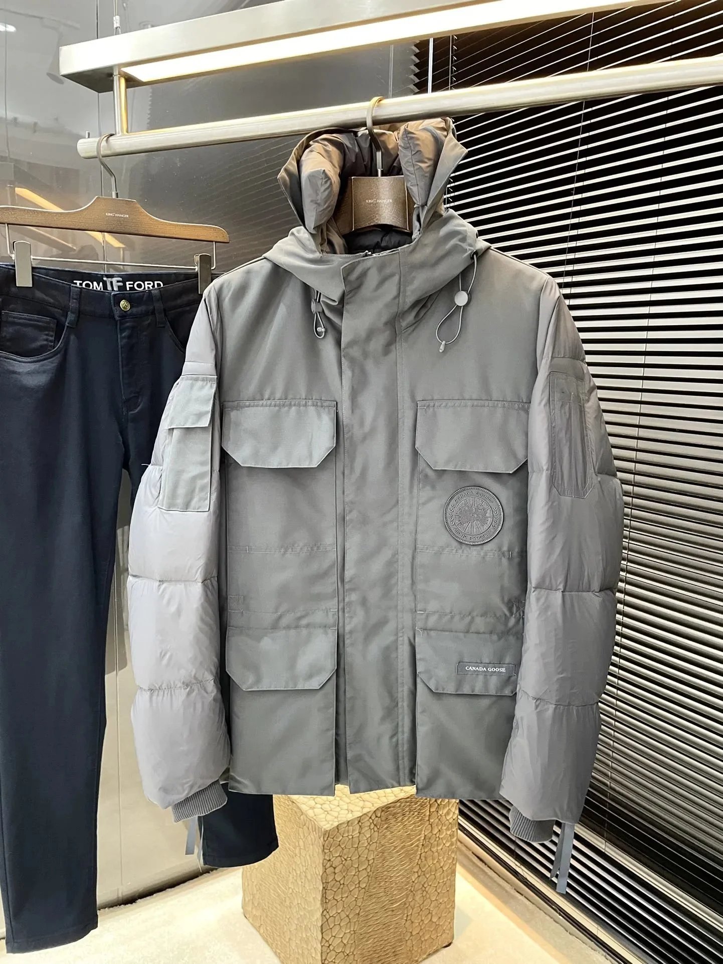 Canada Goose Vests Quilted puffer vest with stand collar and patch pockets — 22