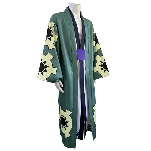 Unbranded Matching Sets Roronoa Zoro Cosplay Kimono Set product detail image 7