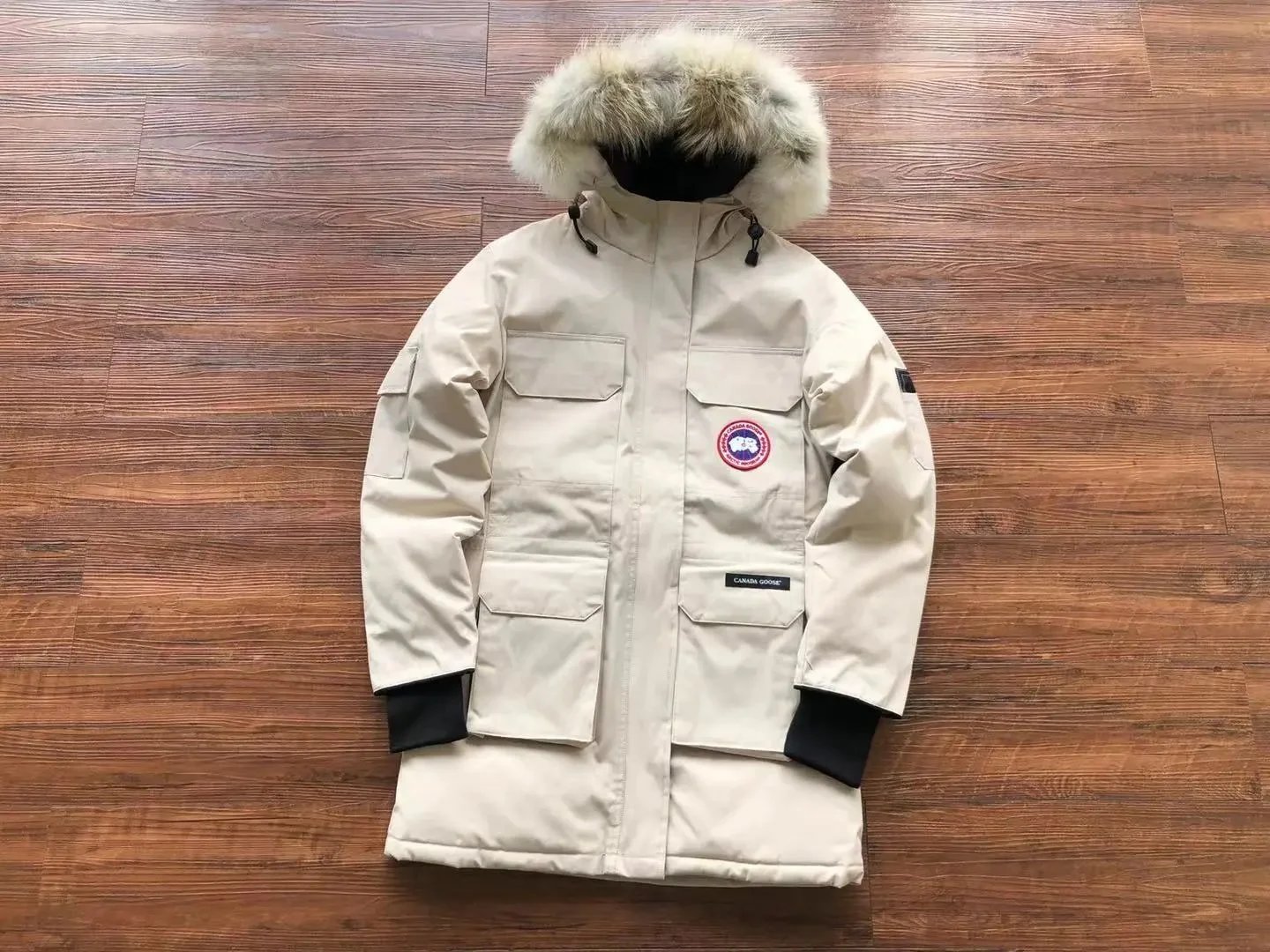 Canada Goose Down Jackets Fur-Trim Hooded Parka image 6