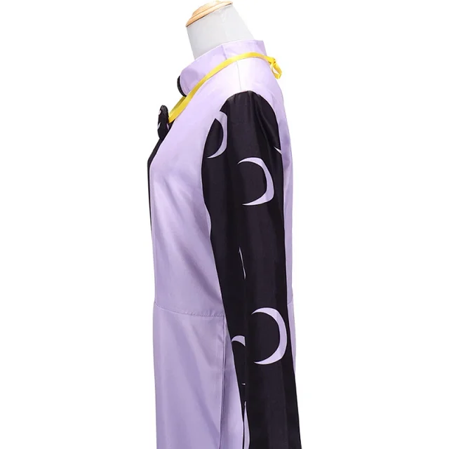 Unbranded Jumpsuits Black and lavender split moon-and-sun cosplay jumpsuit with matching headscarf product detail image 11