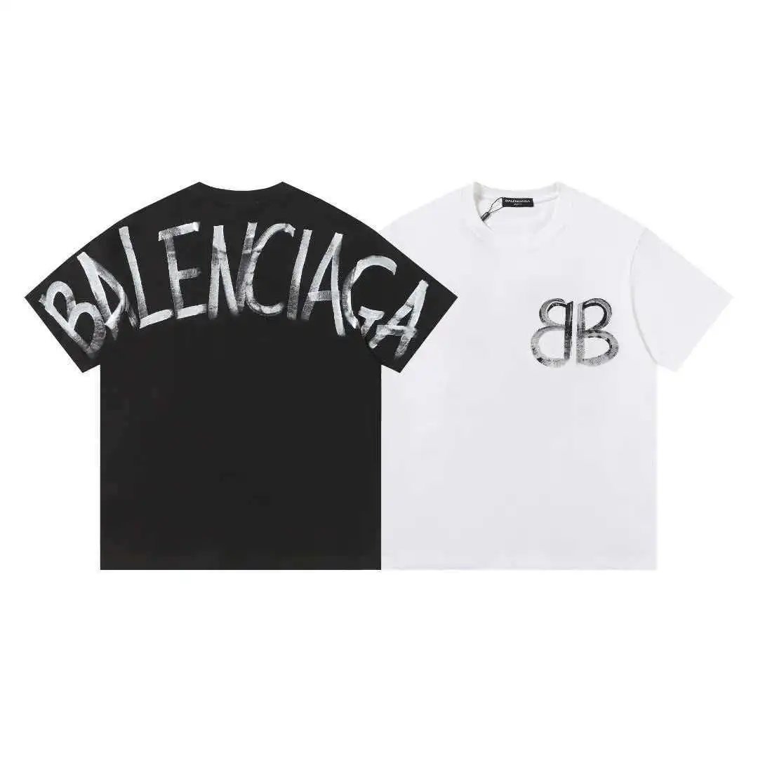 Balenciaga T-Shirts Short-Sleeve Graphic Print image 5