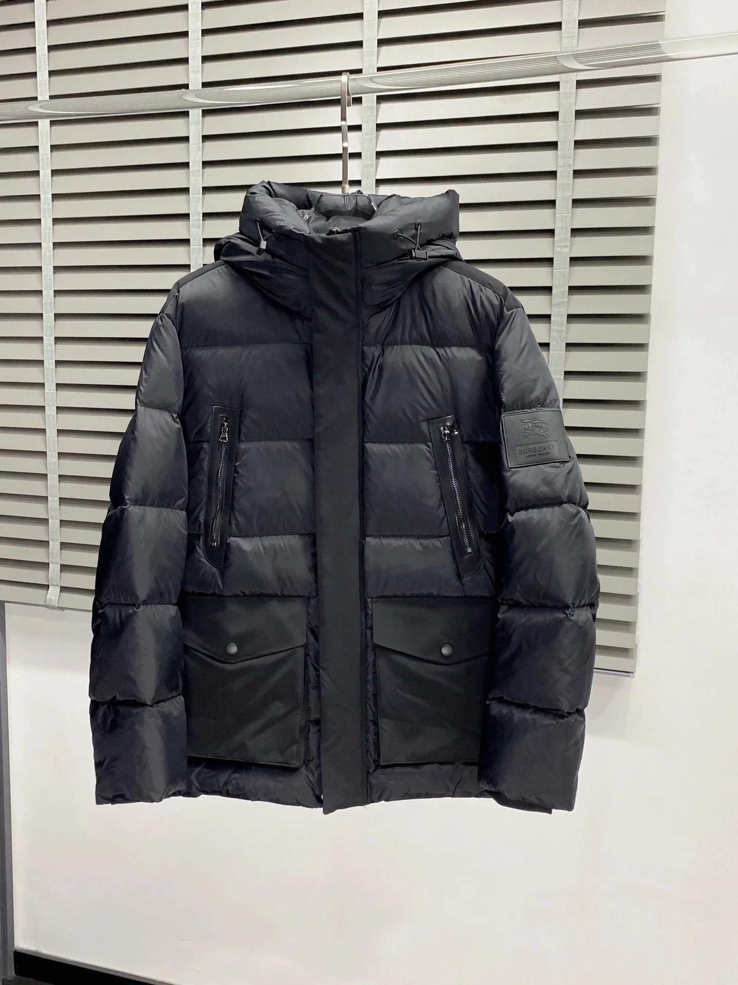 Burberry Down Jackets Quilted hooded puffer jacket — 15