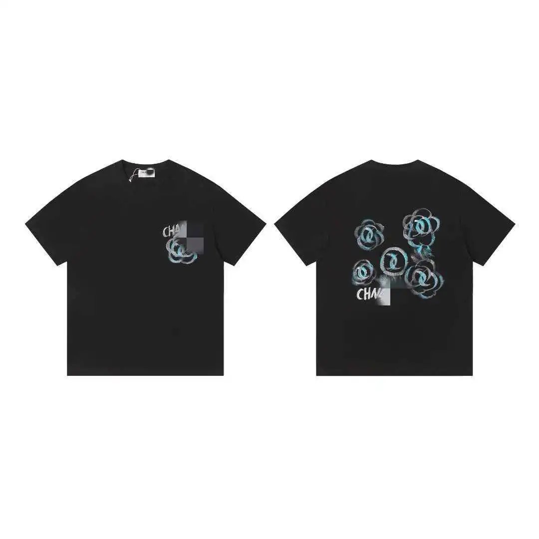 Balenciaga T-Shirts Short-Sleeve Graphic Print — 612 black