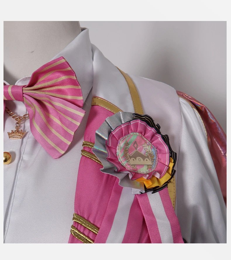 Design World Plan (Tian Ma Si) 5th Anniversary Gratitude Concert Costume Set White Yellow Holographic Performance Outfit - 12