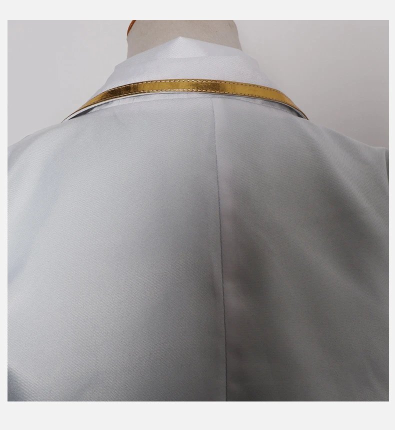 Design World Plan (Tian Ma Si) 5th Anniversary Gratitude Concert Costume Set White Yellow Holographic Performance Outfit - 24