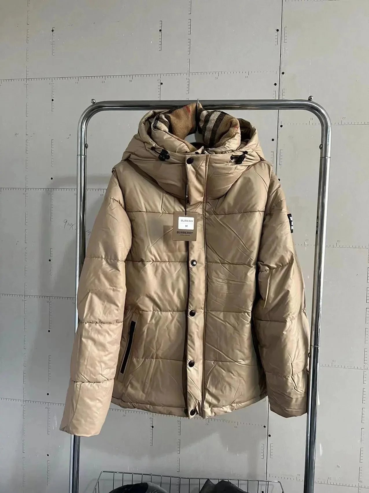 Moncler Down Jackets Hooded shiny puffer jacket image 15
