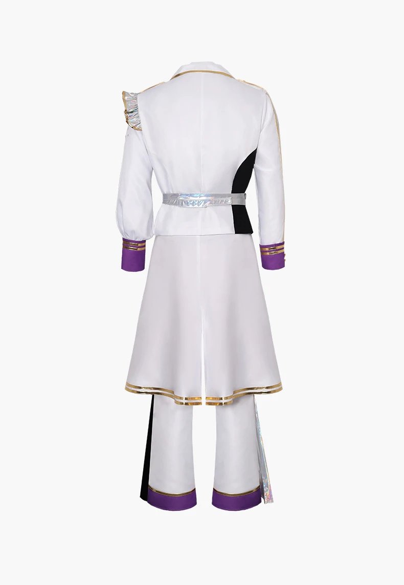 Design World Plan (Tian Ma Si) 5th Anniversary Gratitude Concert Costume Set White Yellow Holographic Performance Outfit - 31