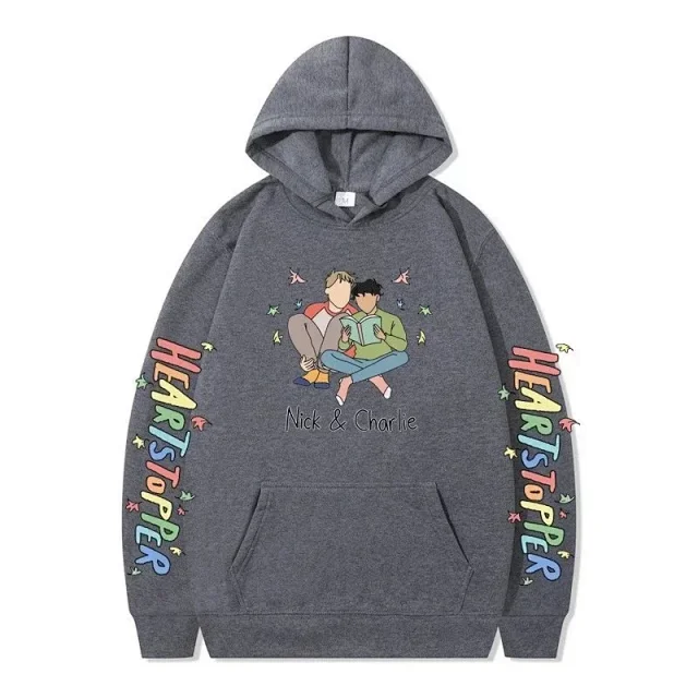 Heartstopper Hoodies & Sweatshirts Graphic Print Pullover Hoodie product detail image 9