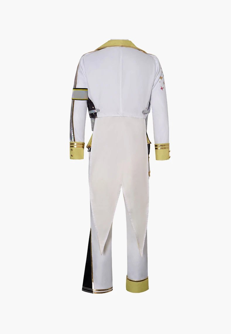 Design World Plan (Tian Ma Si) 5th Anniversary Gratitude Concert Costume Set White Yellow Holographic Performance Outfit - 47