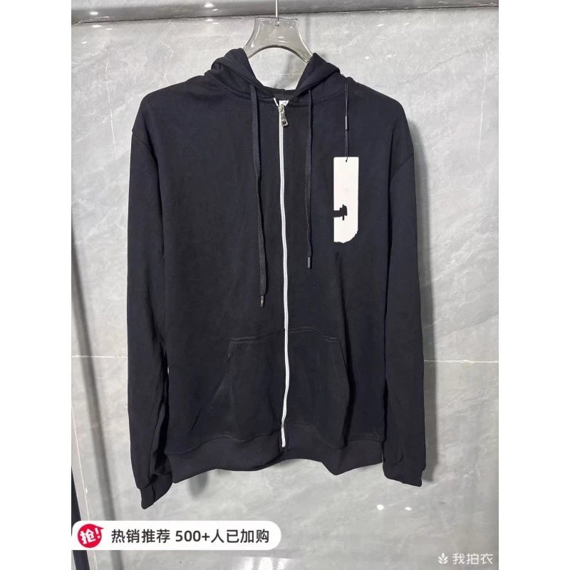 Alo Yoga Hoodies & Sweatshirts Half-Zip Stand-Collar Sweatshirt — Black long zipper