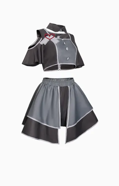 Design 5th Anniversary Concert Gray Cosplay Set - 18