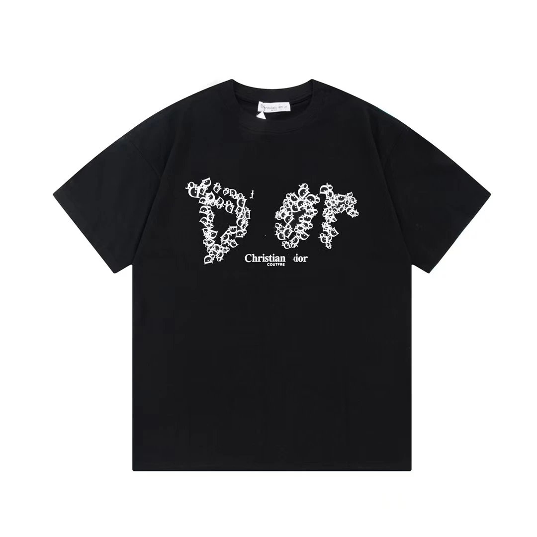 Unbranded T-Shirts Crew Neck Short Sleeve Graphic Print — F 015 Black