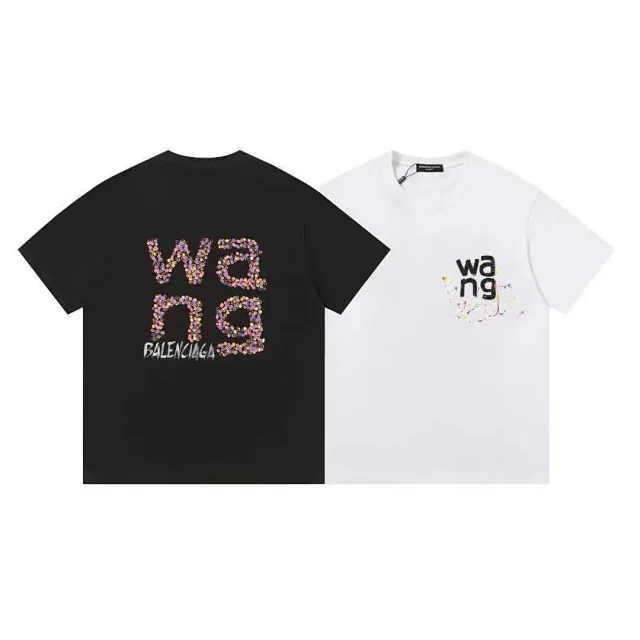 Balenciaga T-Shirts Short-Sleeve Graphic Print product detail image 7