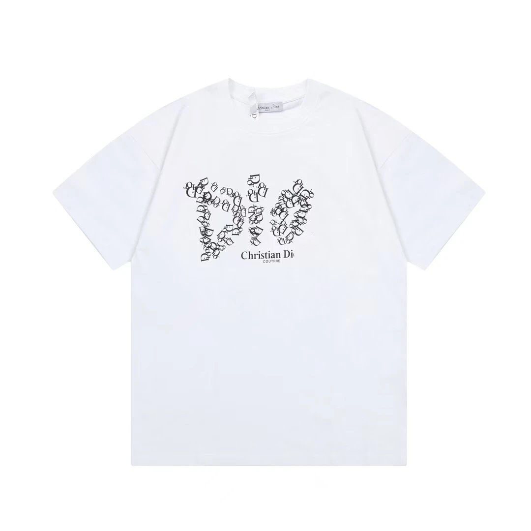 Unbranded T-Shirts Crew Neck Short Sleeve Graphic Print — F 015 white