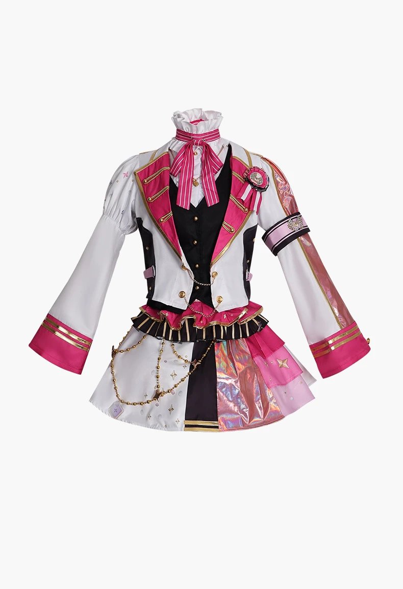Design A25106 Pink & White Idol Performance Costume Set - 27