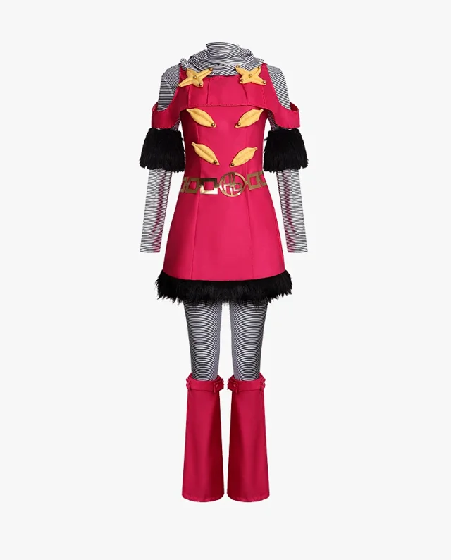 Unbranded Matching Sets JoJo's Bizarre Adventure Hot Pants Cosplay Costume Set product detail image 3
