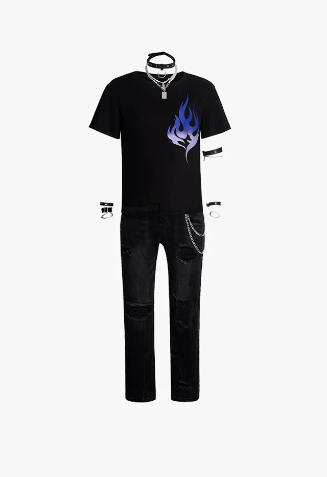 Unbranded Matching Sets Project Sekai Fuel Cosplay Costume Set product detail image 3
