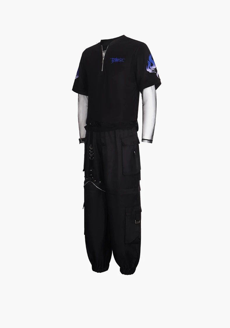 Design KAITO Fuel Plan Set Black Streetwear Ensemble - 36