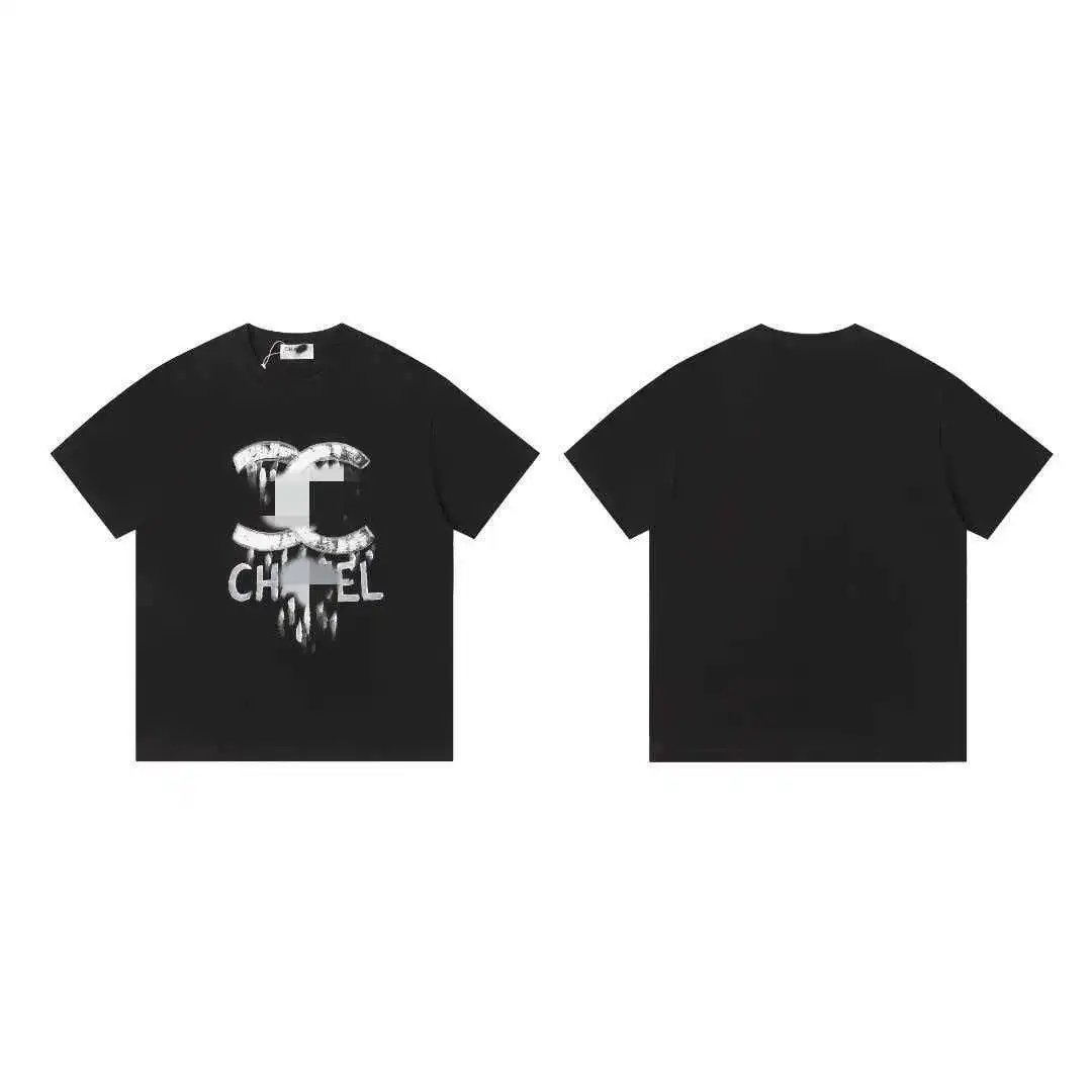 Balenciaga T-Shirts Short-Sleeve Graphic Print — 608 black