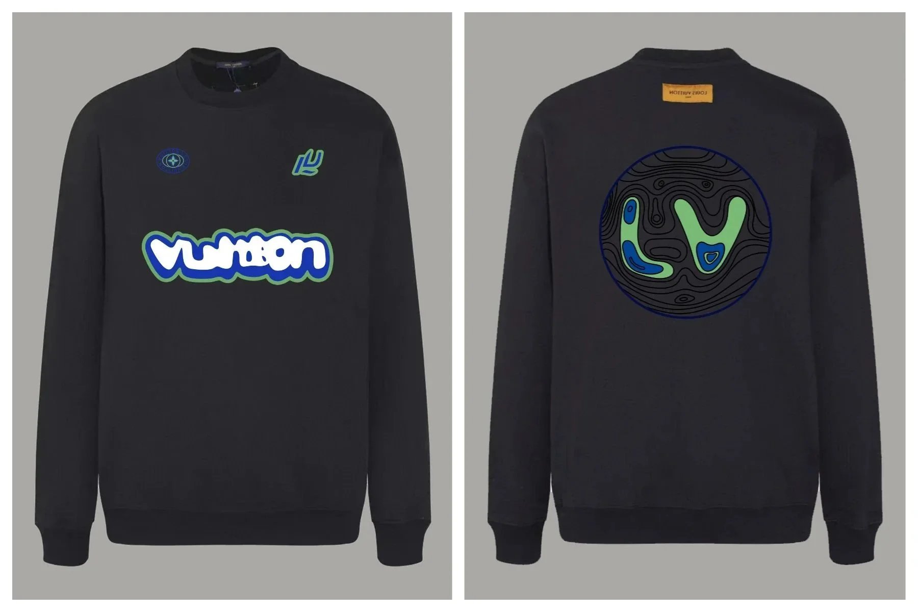 Louis Vuitton Knitwear Crew-Neck Logo Knit Sweater — 13