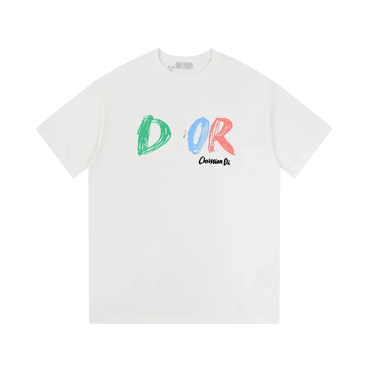 Unbranded T-Shirts Crew Neck Short Sleeve Graphic Print — F 004 white
