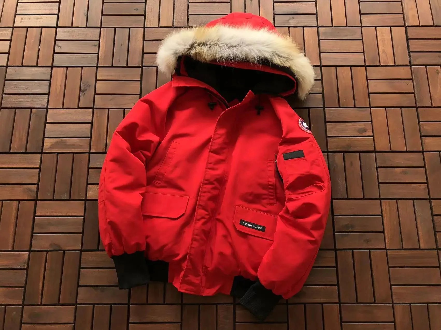 Canada Goose Down Jackets Fur-Trim Hooded Jacket — 21