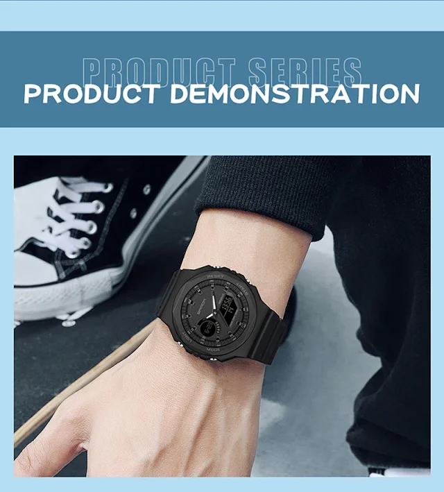 SANDA Watches Analog-Digital Sports Watch product detail image 45