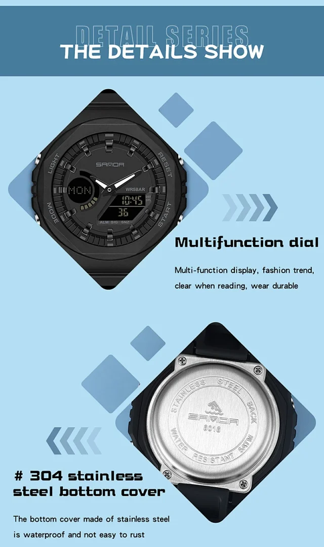 SANDA Watches Analog-Digital Sports Watch product detail image 52
