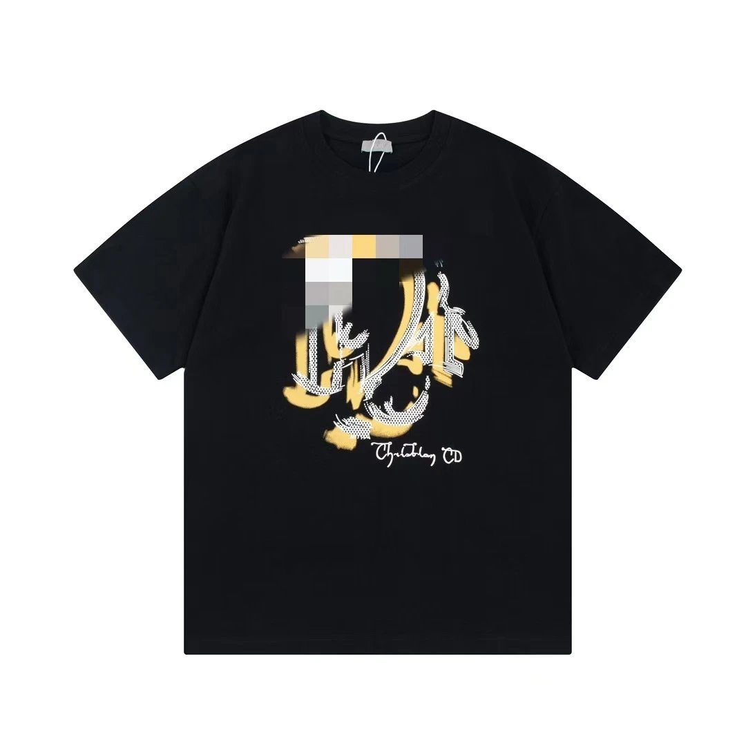 Unbranded T-Shirts Crew Neck Short Sleeve Graphic Print — F 010 Black