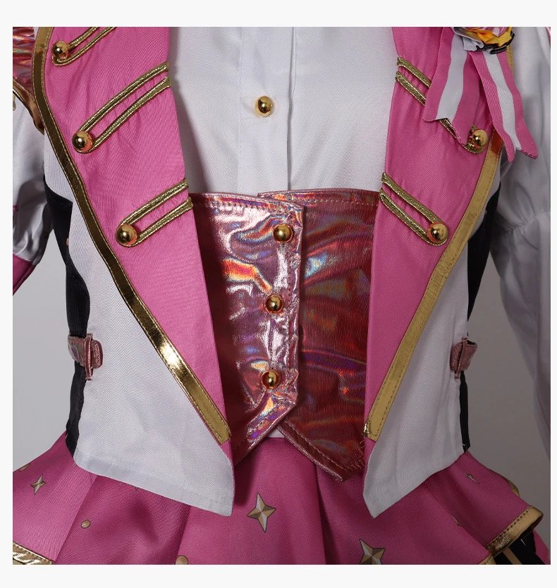 Design World Plan (Tian Ma Si) 5th Anniversary Gratitude Concert Costume Set White Yellow Holographic Performance Outfit - 9