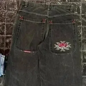 Unbranded Jeans Graphic Print Straight-Leg product detail image 6