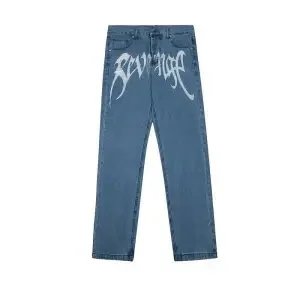 Unbranded Jeans Graphic Print Straight-Leg image 13