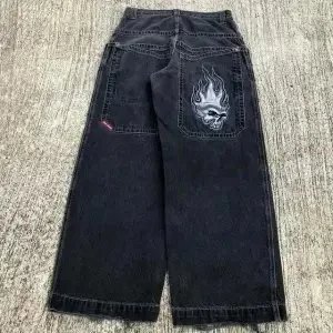 Unbranded Jeans Graphic Print Straight-Leg — 20