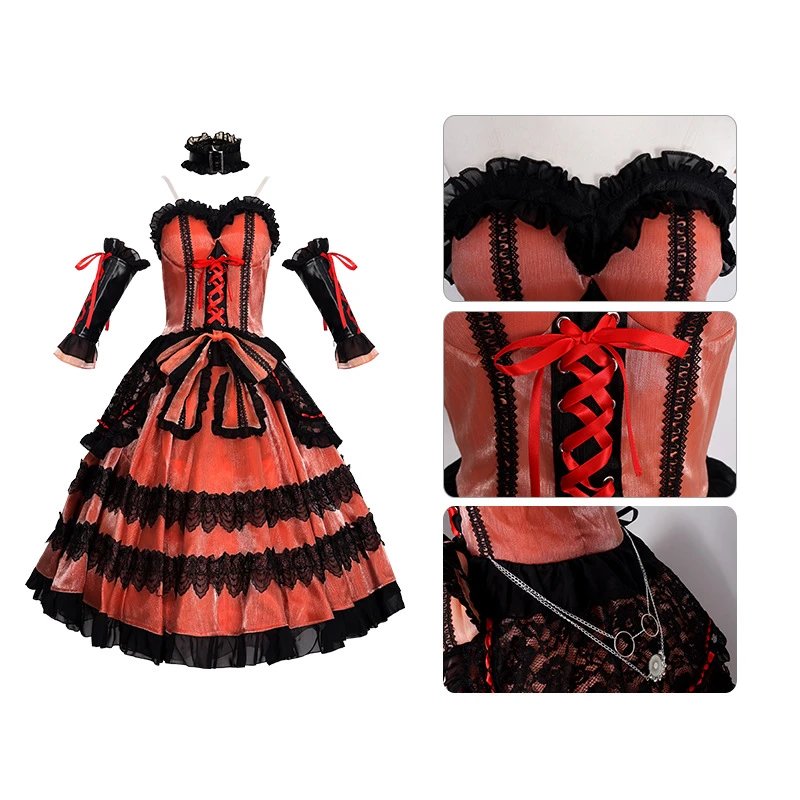 Unbranded Dresses Date A Live Kurumi Tokisaki cosplay dress set image 3