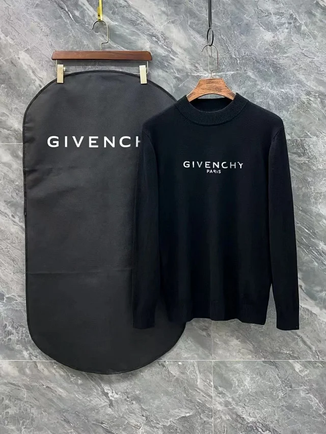 Givenchy Knitwear Logo-print mock-neck sweater product detail image 2