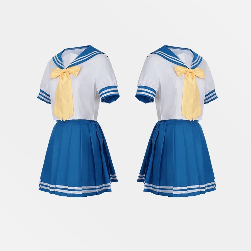 Unbranded Matching Sets Lucky Star Izumi Konata Sailor School Uniform Costume image 4