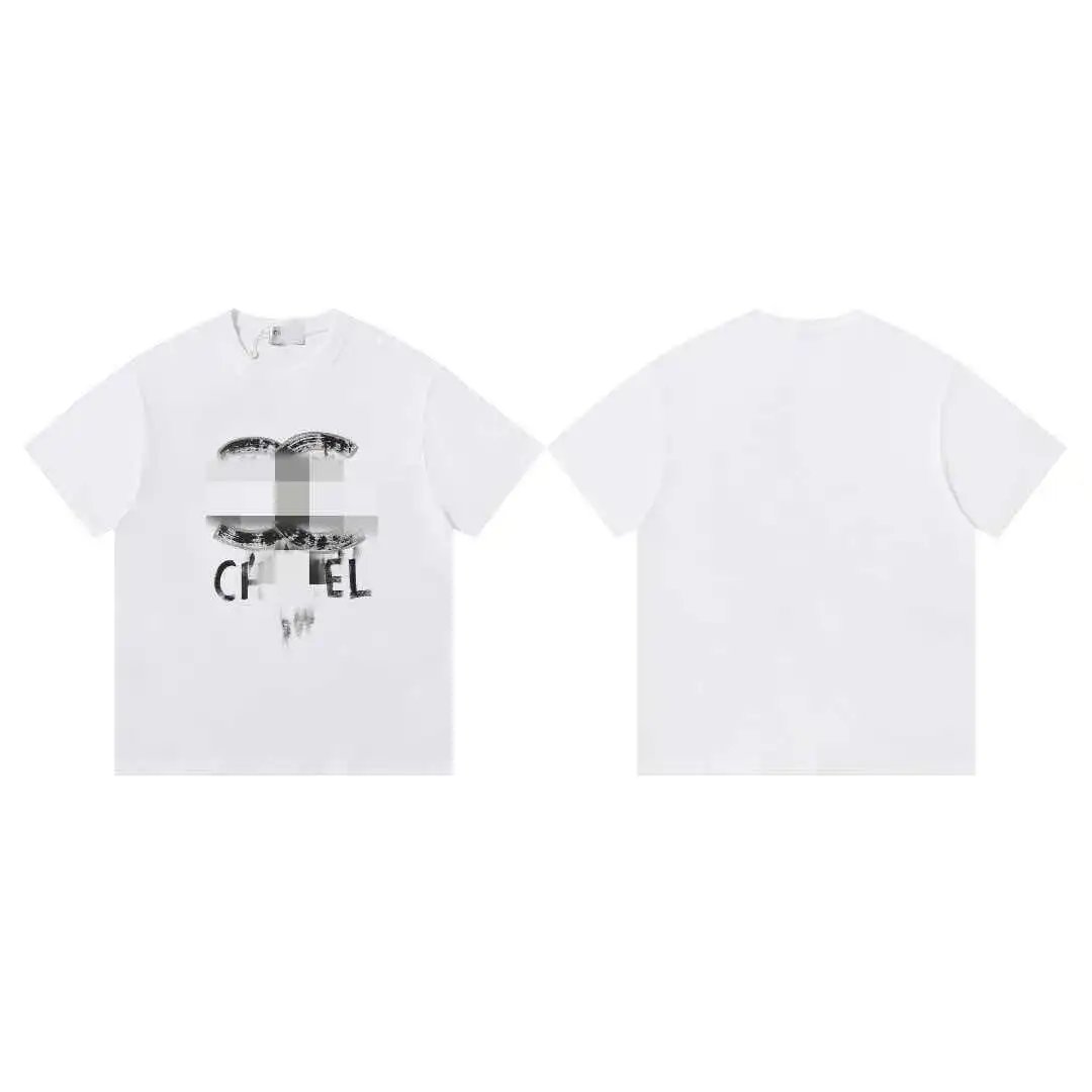 Balenciaga T-Shirts Short-Sleeve Graphic Print — 608 white