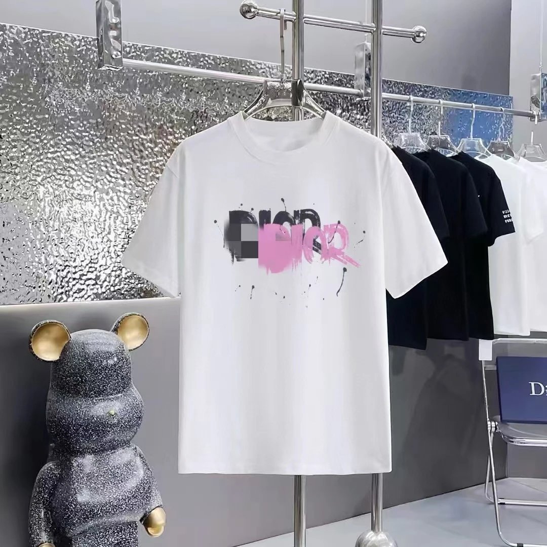Unbranded T-Shirts Crew Neck Short Sleeve Graphic Print — F042 White