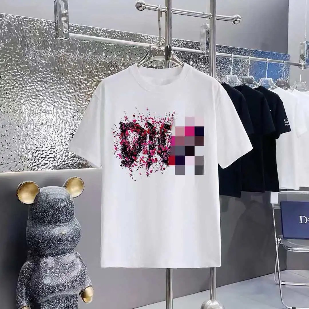 Unbranded T-Shirts Crew Neck Short Sleeve Graphic Print — F 401 white