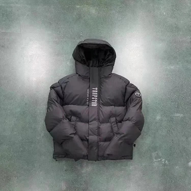 Moncler Down Jackets Hooded shiny puffer jacket — B69-Black