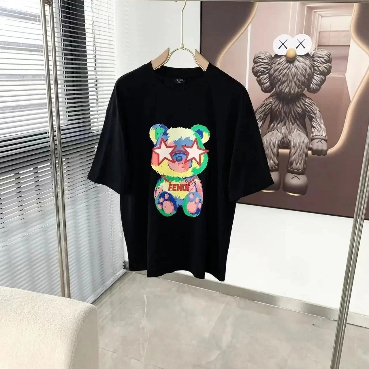 Fendi T-Shirts Short-Sleeve Logo Graphic T-Shirt — 26